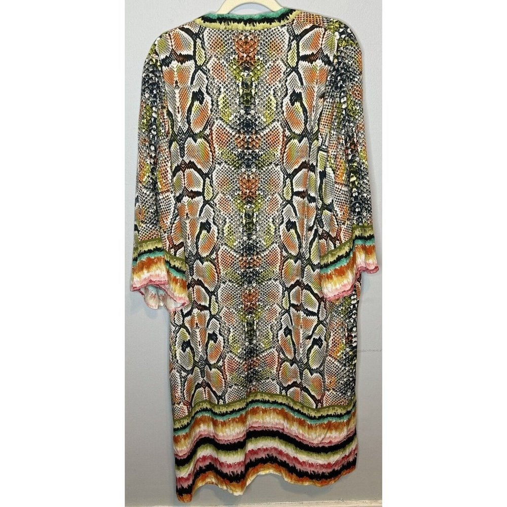Anthropologie Blank London Kimono One Size Snakeskin Print NEW women Cardigan